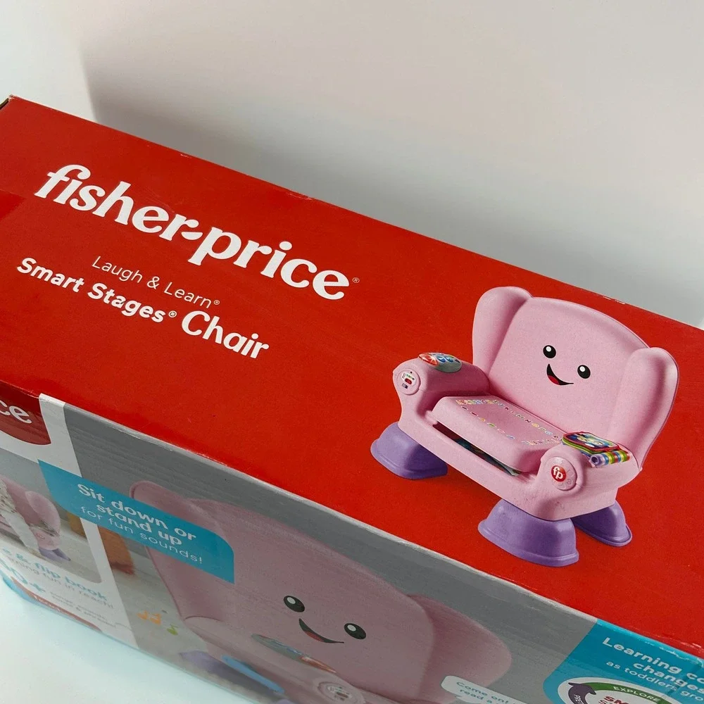 Fisher-Price Laugh & Learn Smart Stages Chair Pink Toddler Musical Toy 12M+ NEW